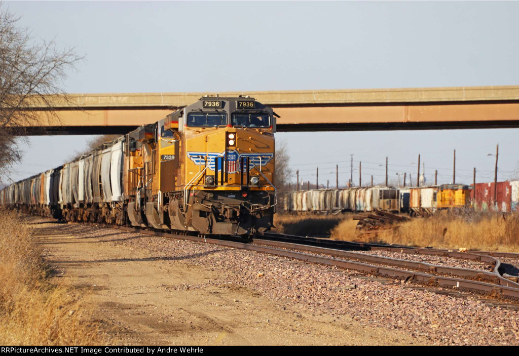 Grain train almost ready for departure - or so it would seem